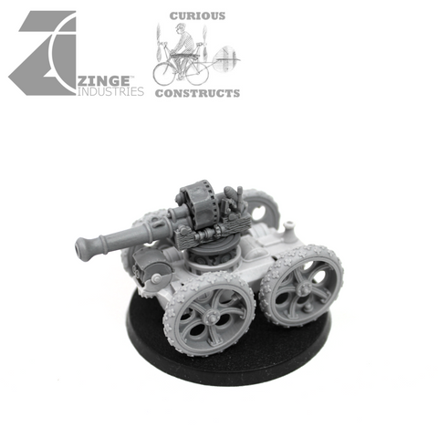 Steampunk Mobile Gun Platform and Gun X 1 - Various-Armoury, Artillery-Photo1-Zinge Industries