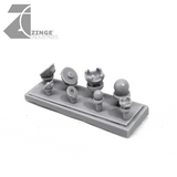 Ball & Socket Joint Set With 2x Styrene Tubes 160mm Lengths 5.5mm & 4mm Diameters-Hobby Tools, Forest Sprues-Photo4-Zinge Industries