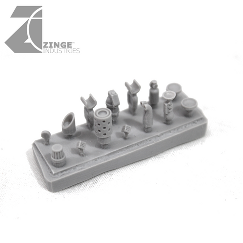 Modular Military Buggy Vehicle Bits Forest Sprue-Vehicles, Forest Sprues-Photo1-Zinge Industries