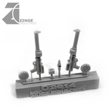 Modular Military Buggy Guns Sprue-Vehicle Accessories, Armoury-Photo1-Zinge Industries