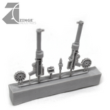 Modular Military Buggy Guns Sprue-Vehicle Accessories, Armoury-Photo2-Zinge Industries