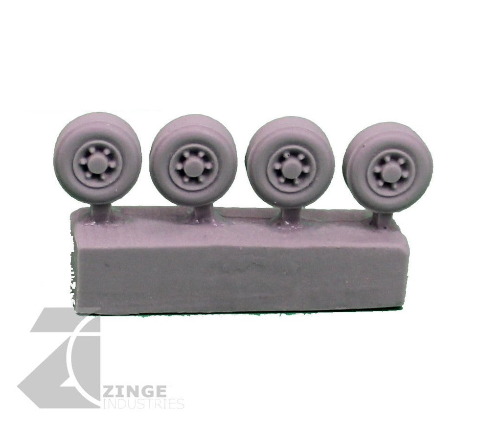 AutoKill - Drone Wheels - 20mm Scale - Set of 4-Vehicle Accessories-Photo1-Zinge Industries