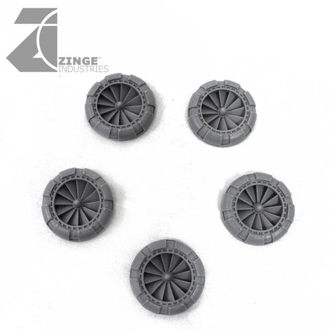 Fans - Large 30mm Detailed x 5-Scenery-Photo1-Zinge Industries