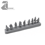 Flames - Sprue of 9 - 3 Designs-Scenery-Photo2-Zinge Industries