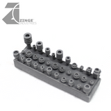 Cable Terminals - Plugs & End Caps for Wrapped Wire or Surfaces-Scenery, Wrapped Wire, Forest Sprues-Photo3-Zinge Industries