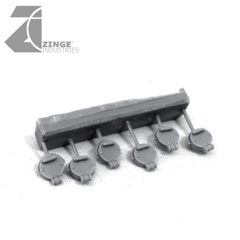 Hatch - Very Small Round Gun Port X6-Vehicle Accessories, Scenery-Photo1-Zinge Industries