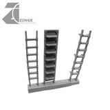 Ladders - Sprue of 3 - Various-Scenery-Photo1-Zinge Industries