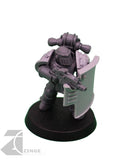 Siege Shield X 5 Sprue Human Scale-Armoury, Infantry-Photo14-Zinge Industries