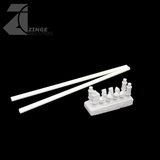 2 X Styrene Tubes 160mm Lengths 5.5mm & 4mm Diameters-Hobby Tools, Forest Sprues-Photo7-Zinge Industries