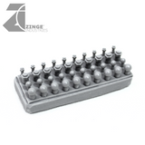 Large Various Rivets Sprue - X 40-Vehicle Accessories, Scenery, Forest Sprues-Photo2-Zinge Industries