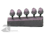 Snake Skull Helmets / Heads x5 Post Human Scale-Infantry-Photo2-Zinge Industries