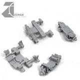 Half Track APC Vehicle Conversion Kit 2 x Axels, 27mm Wheels, 2x Tracks & 2 Upgrade "Forest" Sprues-Vehicle Accessories, Vehicles-Photo4-Zinge Industries