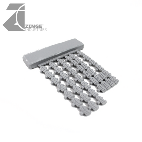 Modular Tank Track Links Set - 40 Track Links Sprue-Vehicle Accessories, Vehicles-Photo1-Zinge Industries