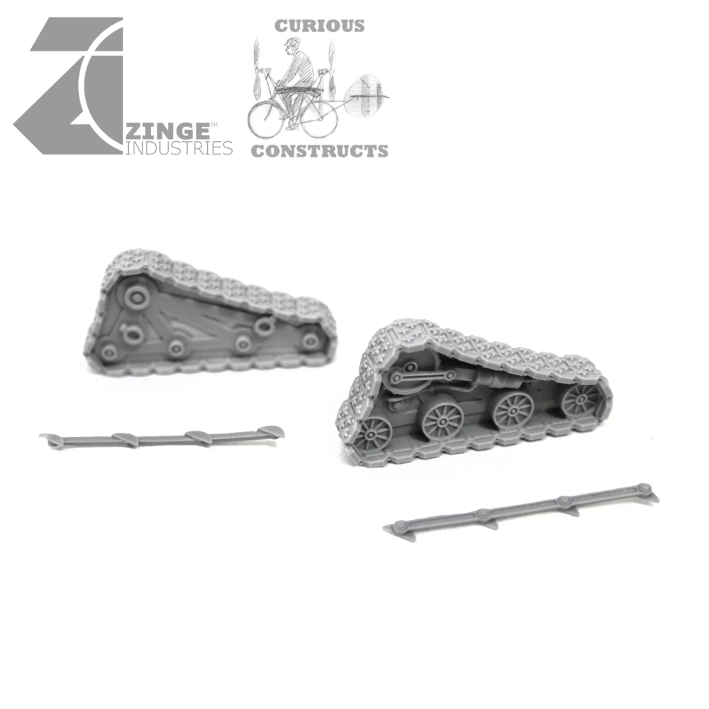 Small Triangular Tracks Steampunk Triangular Tracks and Link Arms – Zinge Industries