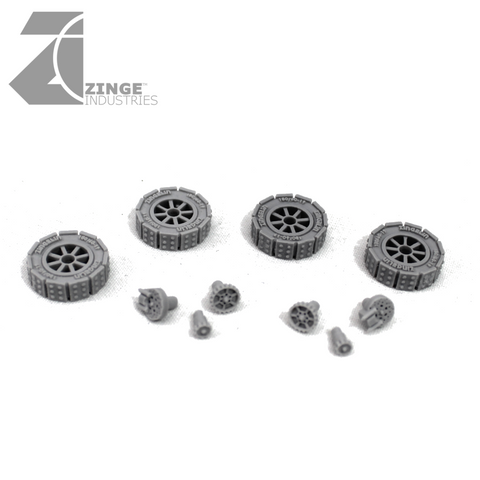 Orc Motorbike 4x Plated Wheels - 19mm Wheels-Vehicle Accessories-Photo1-Zinge Industries