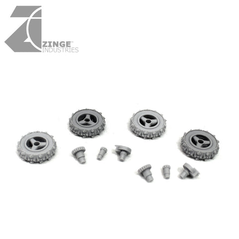 Orc Motorbike 4x Spikes & Teeth Wheels - 19mm Wheels-Vehicle Accessories-Photo1-Zinge Industries