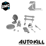 AutoKill - Bear Essentials - (Range of Items, Hatches, Windshield Cannons, Skulls and Others) - 20mm Scale-Vehicle Accessories-Photo2-Zinge Industries