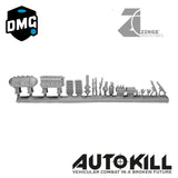 Small Weapons Designed for AutoKill & Gaslands "Crash & Burn" (Range of Crates, Guns and Others) - 20mm Scale-Vehicle Accessories-Photo1-Zinge Industries