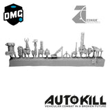 Large Weapons Designed for AutoKill & Gaslands "Mad Science" (Range of Guns, Flame throwers and Others) - 20mm Scale-Vehicle Accessories-Photo2-Zinge Industries