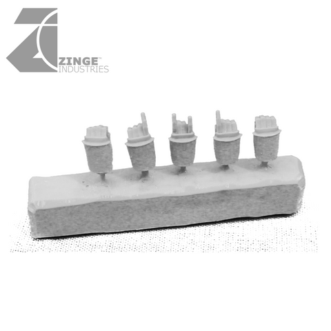 Mechanical Fists Human Size Sprue set of 5-Armoury, Infantry-Photo1-Zinge Industries