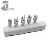 Mechanical Fists Human Size Sprue set of 5-Armoury, Infantry-Photo3-Zinge Industries