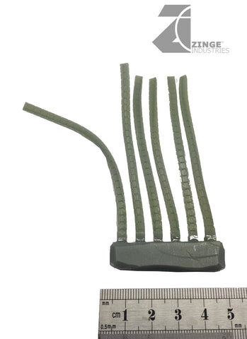 Ammo Belt (Large) - Sprue of 6 - Linked Block Sets-Flexible Resin-Photo1-Zinge Industries