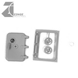 Hatches - Large Rectangular Bulkhead Door X 2 Left & Right Handed Handle-Scenery-Photo4-Zinge Industries