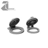 Hatches - Small Round Hatches - Sprue of 2-Vehicle Accessories, Scenery-Photo2-Zinge Industries