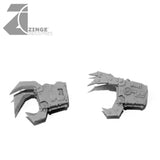 Ramshackle Mechanical Orc Claws Large Size Sprue set of 2-Armoury,Infantry-Photo4-Zinge Industries