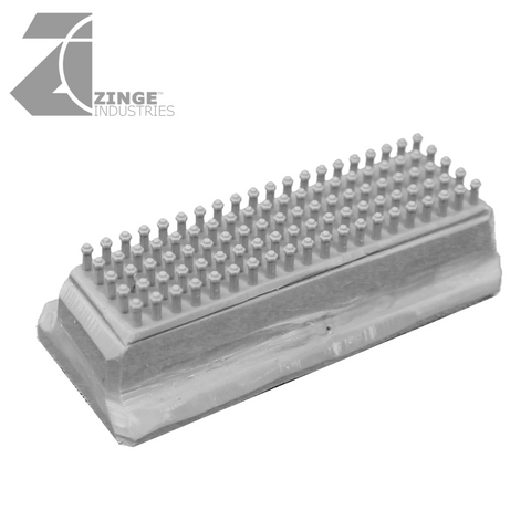 Medium 1.5mm Hex Bolt Rivet Sprue - x 100-Vehicle Accessories, Scenery, Forest Sprues-Photo1-Zinge Industries