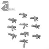 Machine Gun with Ammo Boxes and Magazines - Set of 10-Armoury,Infantry-Photo1-Zinge Industries