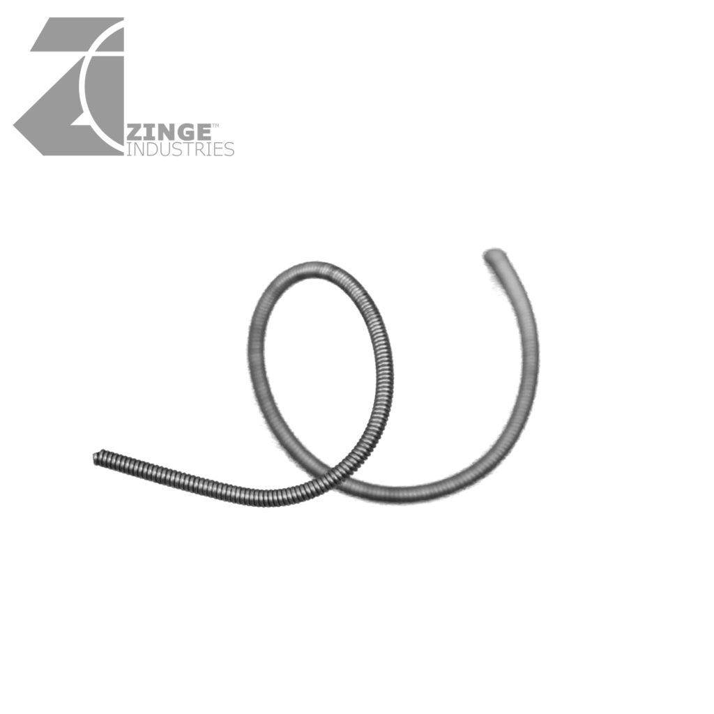 Poseable Wire Wrapped Cable Power Cable 6 various Diameters 0.9mm, 1.3mm, 1.5mm, 1.6mm, 2.0mm & 2.3mm-Wrapped Wire-Photo1-Zinge Industries