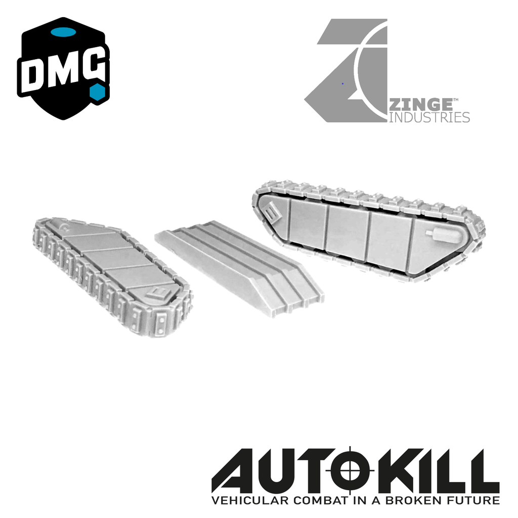 Closed Tank Tracks Designed for AutoKill & Gaslands "Tanked Up" - 20mm Scale-Vehicle Accessories-Photo1-Zinge Industries