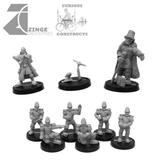 Colonial Empire Artillery Crew - 6 Man, Albanus Zinge and Pigeoneer with Homing Pigeons-Infantry, Artillery-Photo3-Zinge Industries